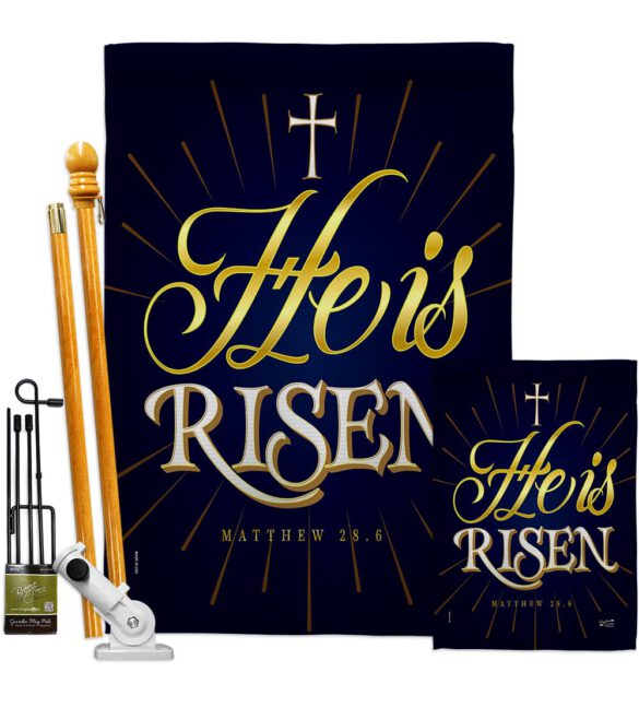 He is Risen - Impressions Decorative Garden Flag G135256-BO - Image 6