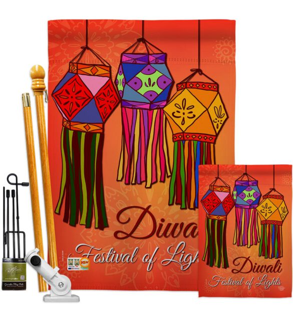 Festival Of Lights - Faith & Religious Inspirational Vertical Impressions Decorative Flags HG192144 Made In USA - Image 6