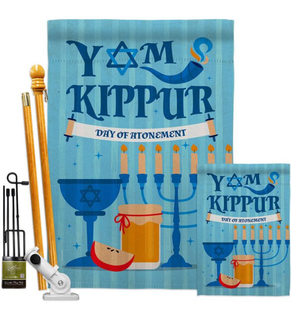 Day of Atonement - Faith & Religious Inspirational Vertical Impressions Decorative Flags HG192370 Made In USA - Image 6
