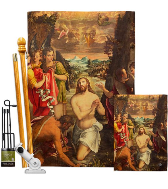 Baptism of Christ - Faith & Religious Inspirational Vertical Impressions Decorative Flags HG192377 Made In USA - Image 7