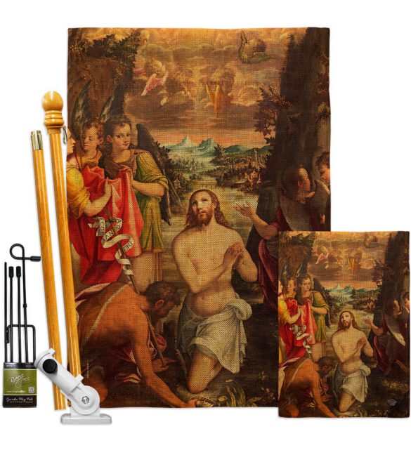 Baptism of Christ - Faith & Religious Inspirational Vertical Impressions Decorative Flags HG192377 Made In USA - Image 17