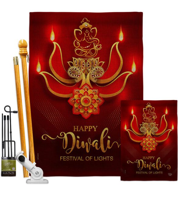 Festival of Lights - Faith & Religious Inspirational Vertical Impressions Decorative Flags HG192472 Made In USA - Image 16