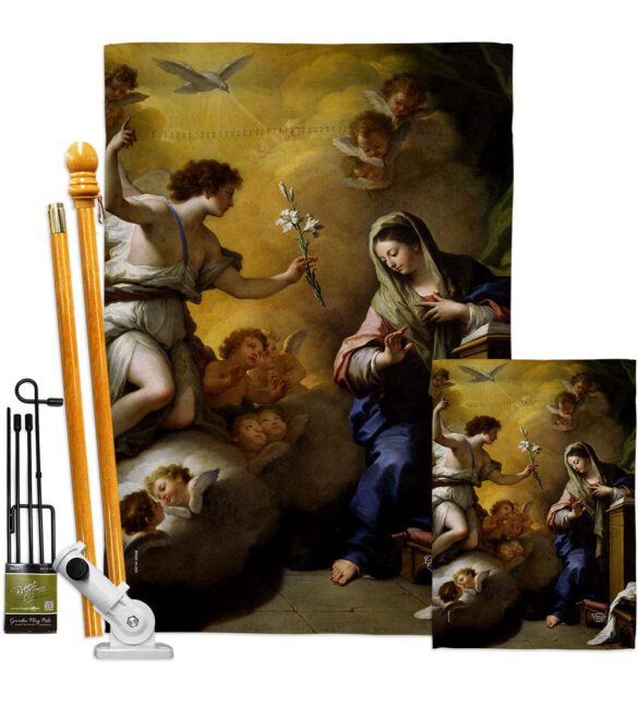Feast of the Annunciation - Faith & Religious Inspirational Vertical Impressions Decorative Flags HG192623 Made In USA - Image 6