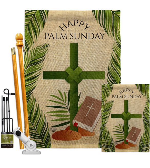 Happy Palm Sunday - Faith & Religious Inspirational Vertical Impressions Decorative Flags HG192714 Made In USA - Image 18