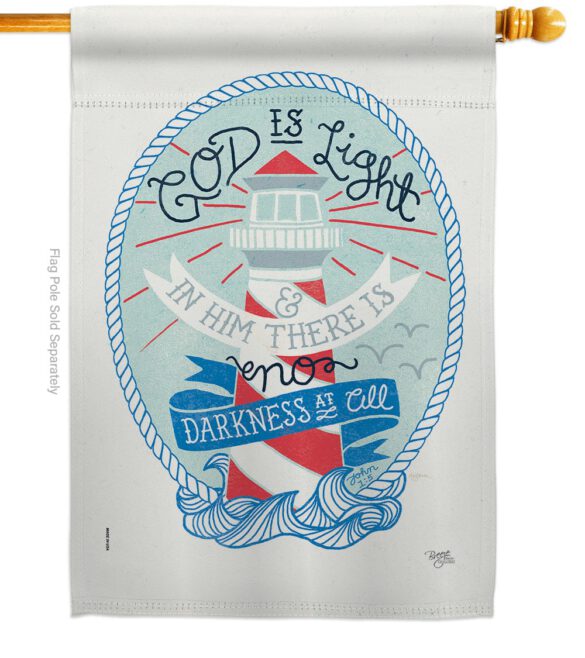 God is Light - Impressions Decorative Garden Flag G153069-BO - Image 2