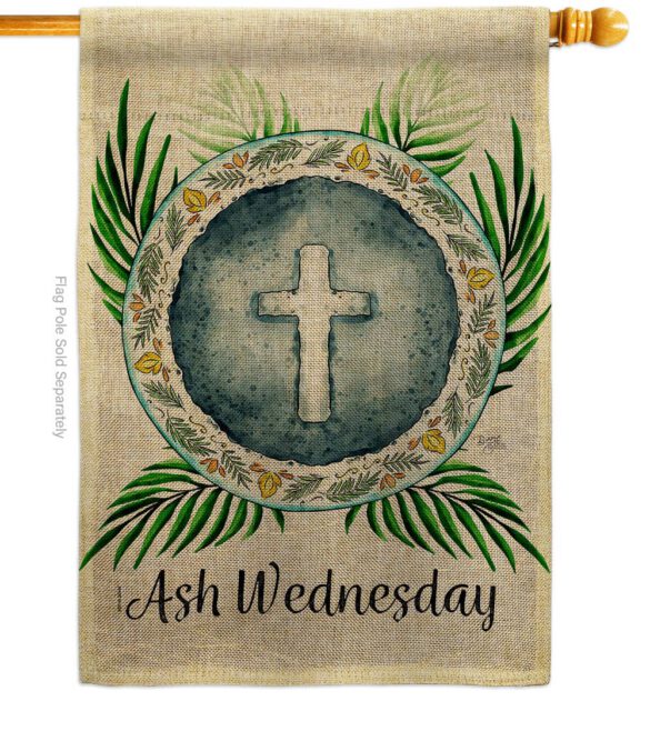 Holy Ash Wednesday - Faith & Religious Inspirational Vertical Impressions Decorative Flags HG103091 Made In USA - Image 12
