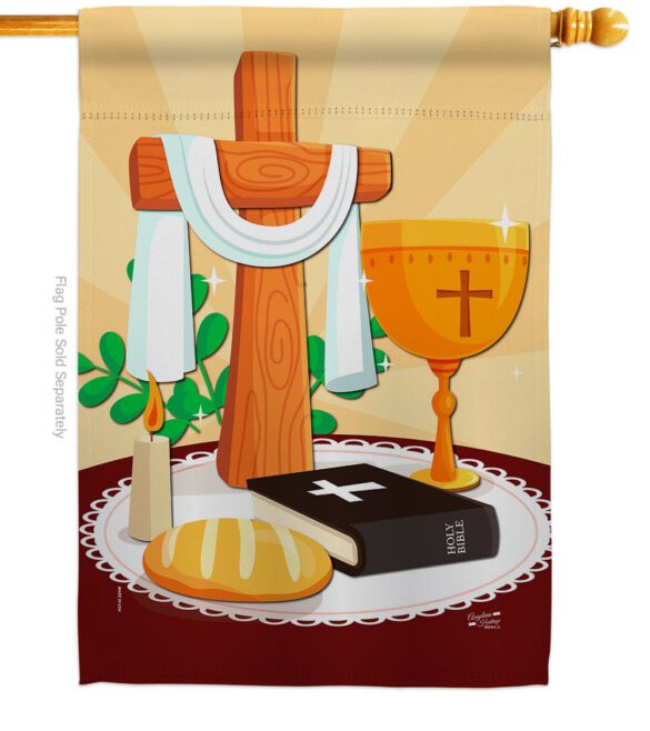 Holy Week - Faith & Religious Inspirational Vertical Impressions Decorative Flags HG137202 Made In USA - Image 2