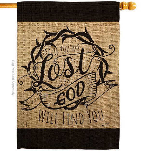 God Will Find You - Impressions Decorative Garden Flag G135255-BO - Image 2