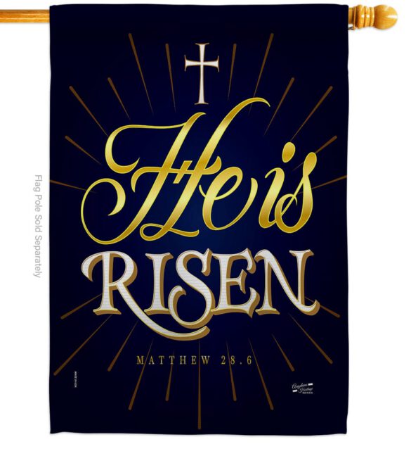 He is Risen - Impressions Decorative Garden Flag G135256-BO - Image 2