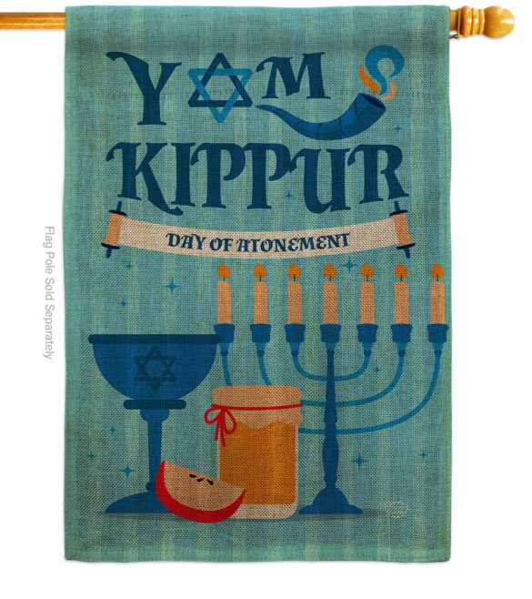 Day of Atonement - Faith & Religious Inspirational Vertical Impressions Decorative Flags HG192370 Made In USA - Image 12
