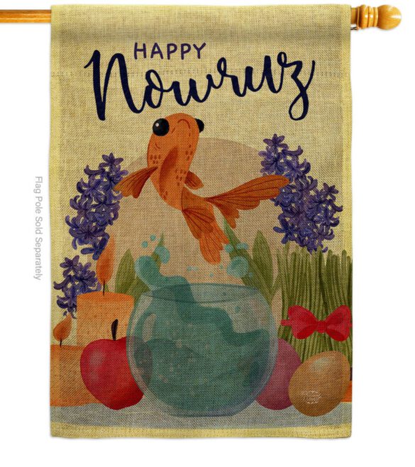 Happy Nowruz - Faith & Religious Inspirational Vertical Impressions Decorative Flags HG192442 Made In USA - Image 12
