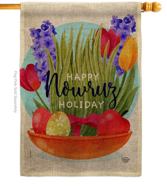 Happy Nowruz Holiday - Faith & Religious Inspirational Vertical Impressions Decorative Flags HG192463 Made In USA - Image 12