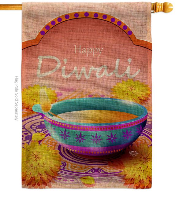 Happy Diwali - Faith & Religious Inspirational Vertical Impressions Decorative Flags HG192467 Made In USA - Image 12