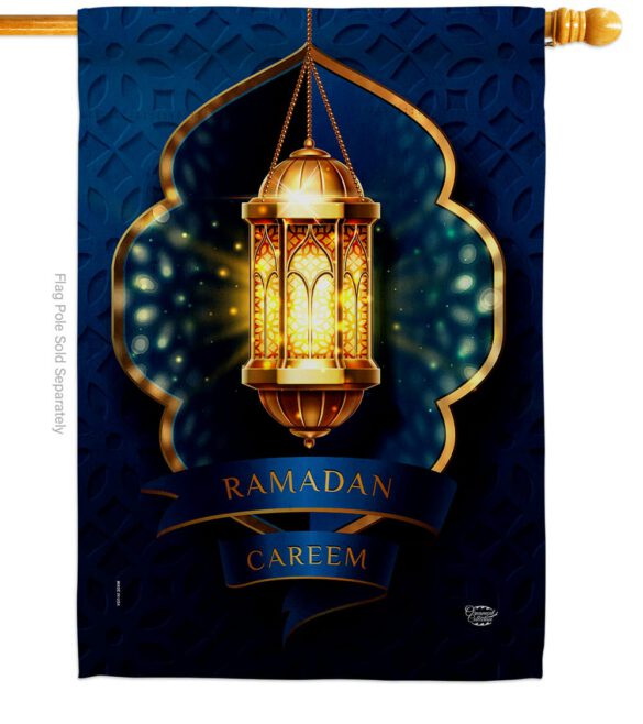Blessed Ramadan - Faith & Religious Inspirational Vertical Impressions Decorative Flags HG192496 Made In USA - Image 2