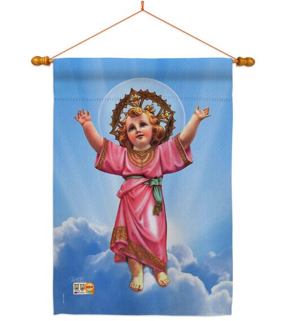 Divine Baby Jesus - Faith & Religious Inspirational Vertical Impressions Decorative Flags HG103052 Made In USA - Image 14