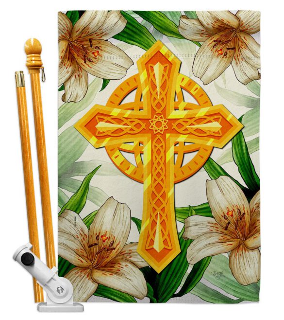 Cross - Faith & Religious Inspirational Vertical Impressions Decorative Flags HG103090 Made In USA - Image 5