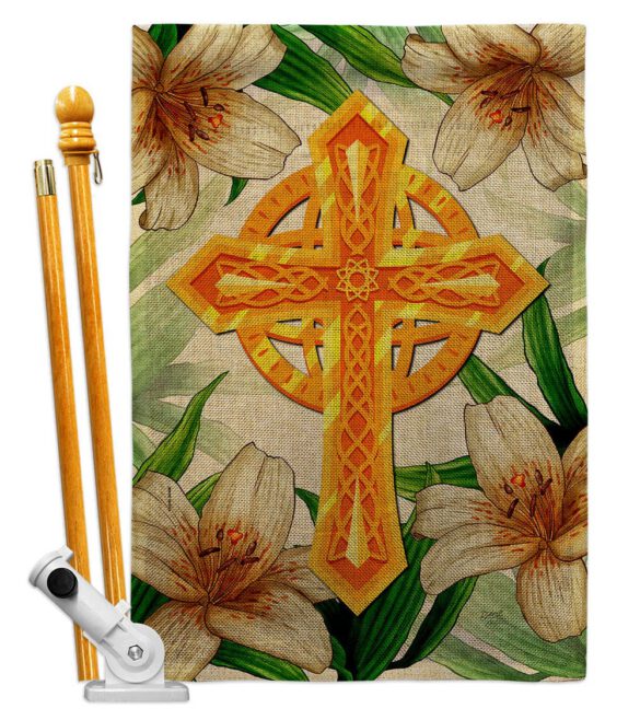 Cross - Faith & Religious Inspirational Vertical Impressions Decorative Flags HG103090 Made In USA - Image 15