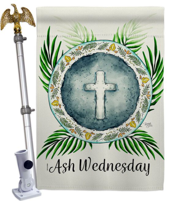 Holy Ash Wednesday - Faith & Religious Inspirational Vertical Impressions Decorative Flags HG103091 Made In USA - Image 9