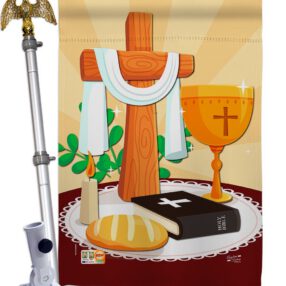 House Flag Faith Religious HS137202 02