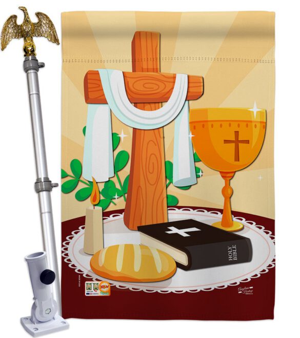 Holy Week - Faith & Religious Inspirational Vertical Impressions Decorative Flags HG137202 Made In USA - Image 9