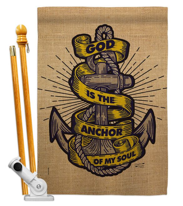 God is the Anchor - Impressions Decorative Garden Flag G135252-BO - Image 5