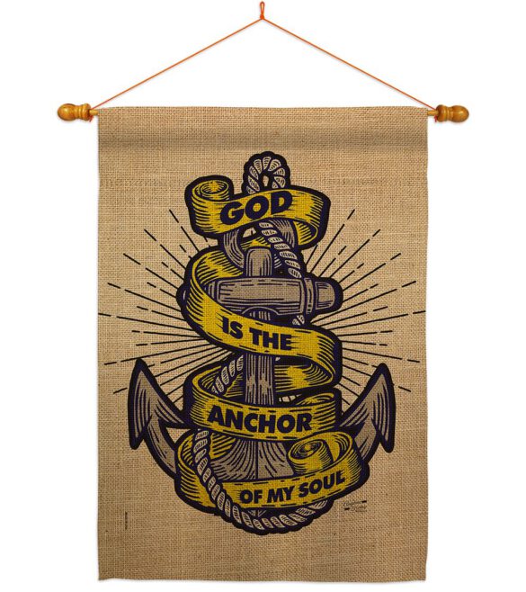 God is the Anchor - Impressions Decorative Garden Flag G135252-BO - Image 10