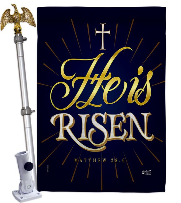 He is Risen - Impressions Decorative Garden Flag G135256-BO - Image 9