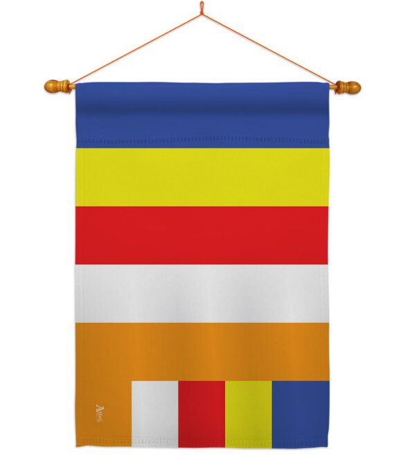 Buddhist - Faith & Religious Inspirational Vertical Impressions Decorative Flags HG140818 Made In USA - Image 14
