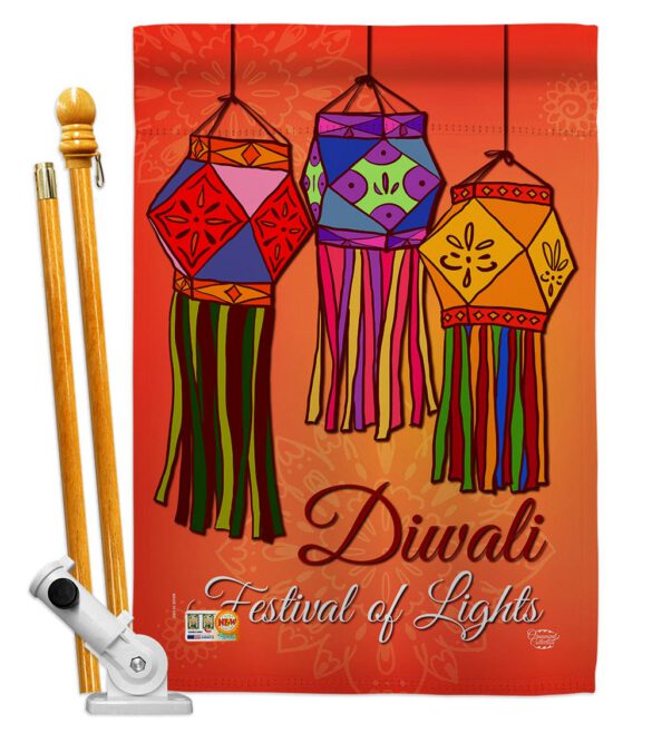 Festival Of Lights - Faith & Religious Inspirational Vertical Impressions Decorative Flags HG192144 Made In USA - Image 5