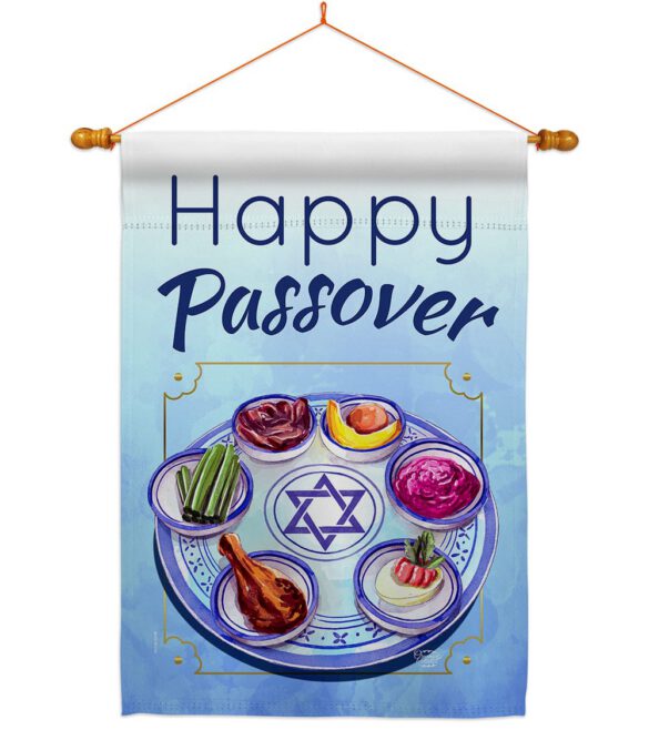 Happy Passover - Faith & Religious Inspirational Vertical Impressions Decorative Flags HG192318 Made In USA - Image 10
