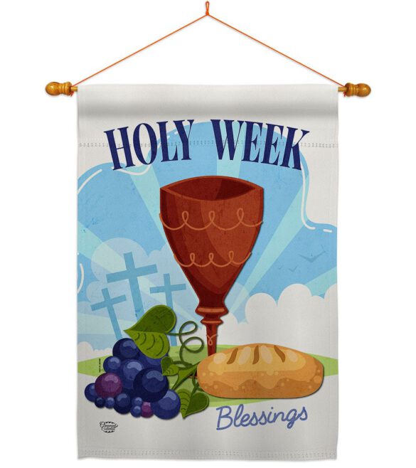 Holy Week - Faith & Religious Inspirational Vertical Impressions Decorative Flags HG192363 Made In USA - Image 10