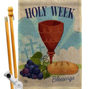House Flag Faith Religious HS192363 B