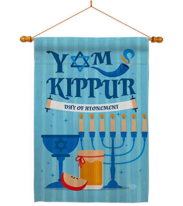 Day of Atonement - Faith & Religious Inspirational Vertical Impressions Decorative Flags HG192370 Made In USA - Image 10