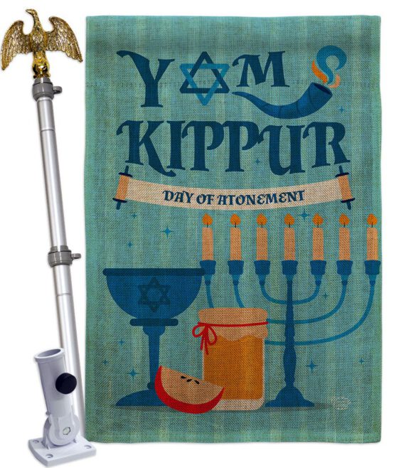 Day of Atonement - Faith & Religious Inspirational Vertical Impressions Decorative Flags HG192370 Made In USA - Image 19