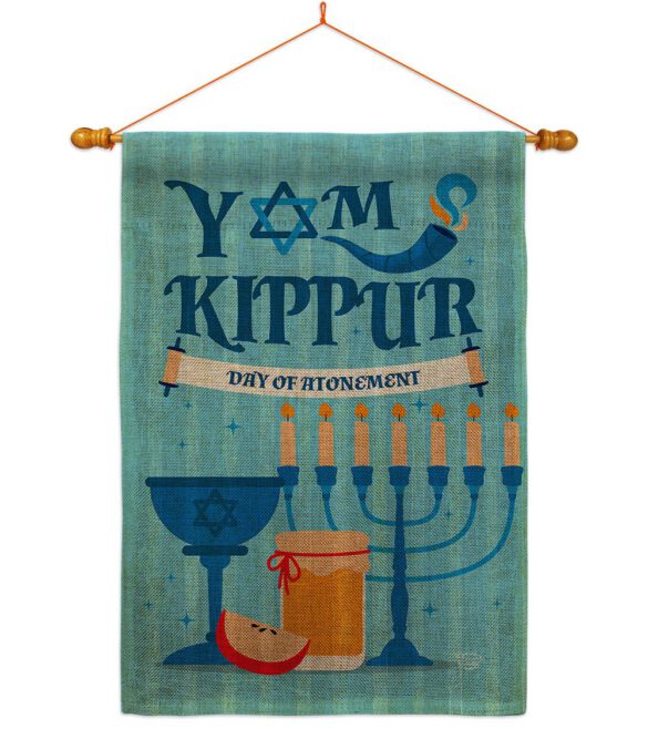 Day of Atonement - Faith & Religious Inspirational Vertical Impressions Decorative Flags HG192370 Made In USA - Image 20