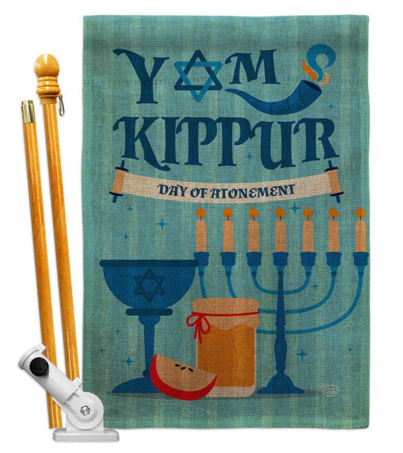 Day of Atonement - Faith & Religious Inspirational Vertical Impressions Decorative Flags HG192370 Made In USA - Image 15