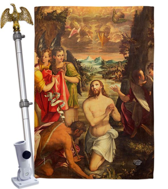 Baptism of Christ - Faith & Religious Inspirational Vertical Impressions Decorative Flags HG192377 Made In USA - Image 10