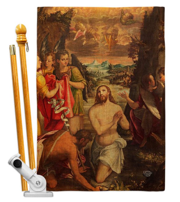 Baptism of Christ - Faith & Religious Inspirational Vertical Impressions Decorative Flags HG192377 Made In USA - Image 16