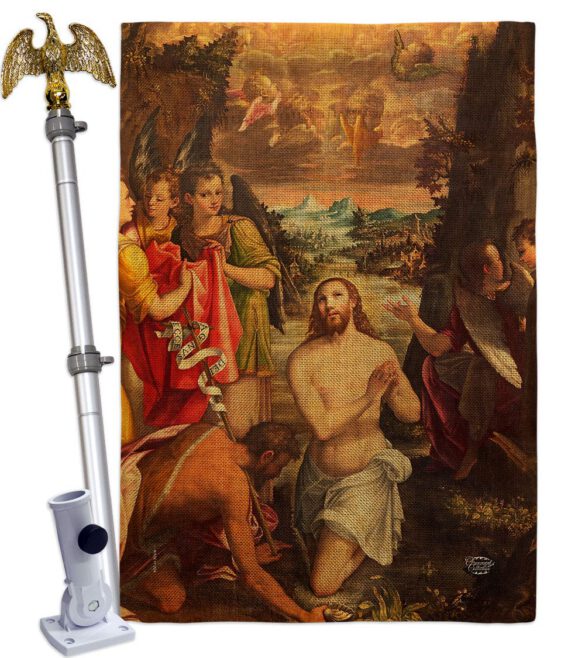 Baptism of Christ - Faith & Religious Inspirational Vertical Impressions Decorative Flags HG192377 Made In USA - Image 20