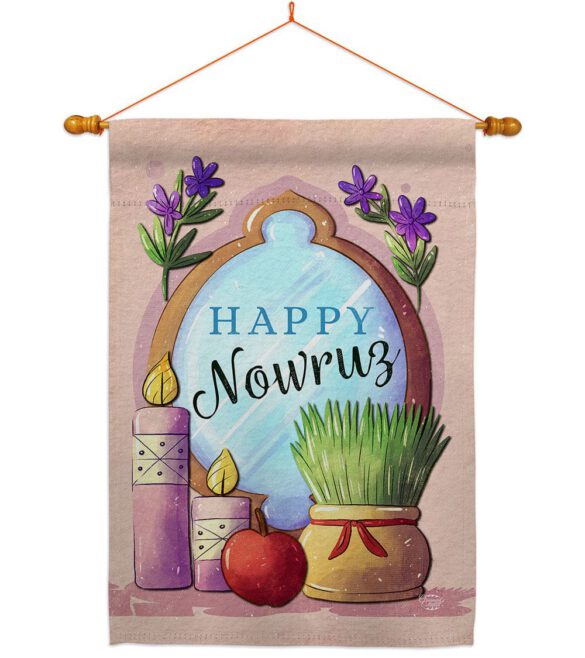 Celerate Nowruz - Faith & Religious Inspirational Vertical Impressions Decorative Flags HG192445 Made In USA - Image 10