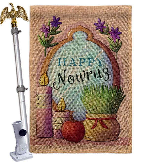 Celerate Nowruz - Faith & Religious Inspirational Vertical Impressions Decorative Flags HG192445 Made In USA - Image 19