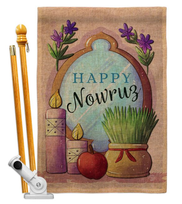 Celerate Nowruz - Faith & Religious Inspirational Vertical Impressions Decorative Flags HG192445 Made In USA - Image 15