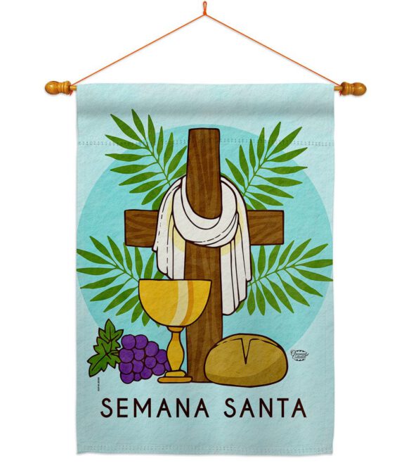 Blessing Semana Santa - Faith & Religious Inspirational Vertical Impressions Decorative Flags HG192460 Made In USA - Image 10