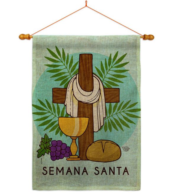 Blessing Semana Santa - Faith & Religious Inspirational Vertical Impressions Decorative Flags HG192460 Made In USA - Image 20