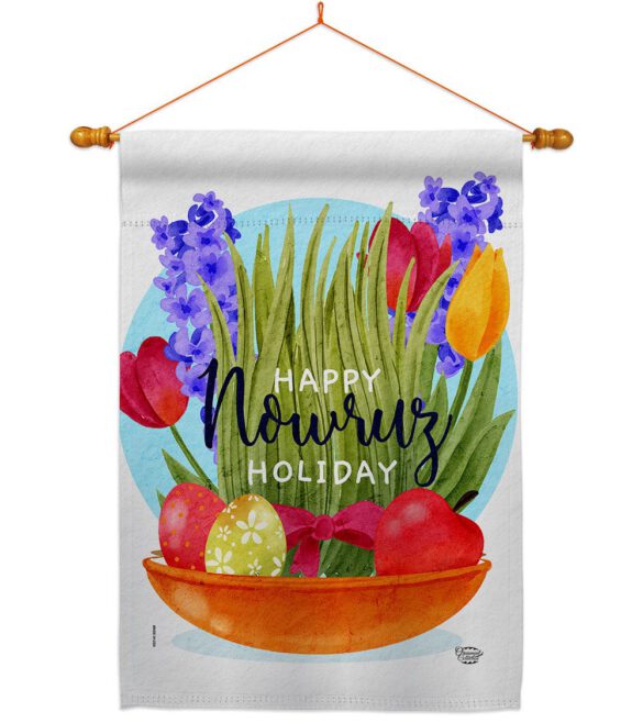 Happy Nowruz Holiday - Faith & Religious Inspirational Vertical Impressions Decorative Flags HG192463 Made In USA - Image 10