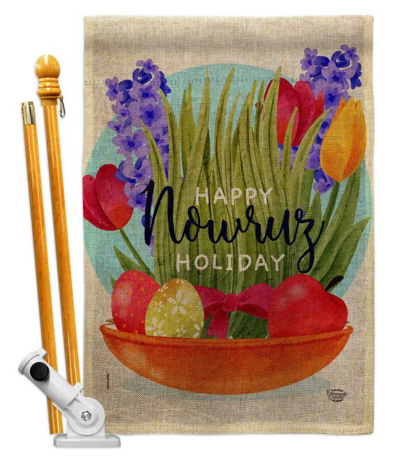 Happy Nowruz Holiday - Faith & Religious Inspirational Vertical Impressions Decorative Flags HG192463 Made In USA - Image 15