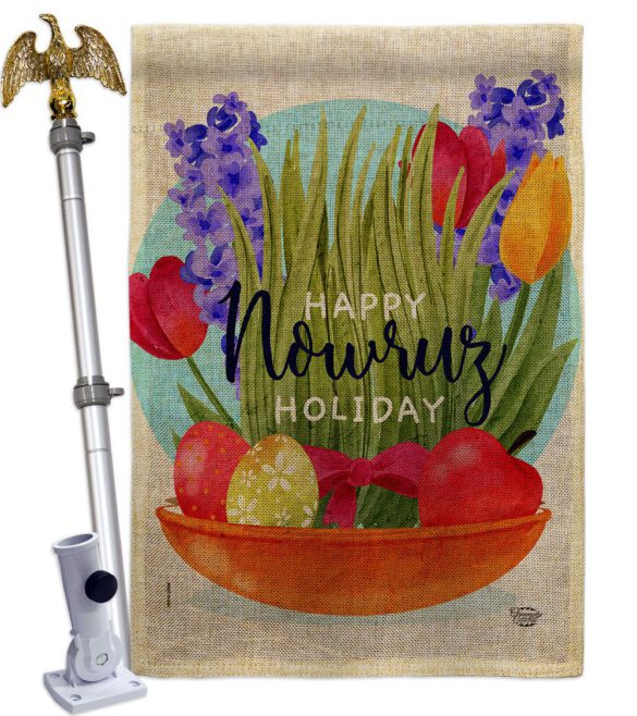 Happy Nowruz Holiday - Faith & Religious Inspirational Vertical Impressions Decorative Flags HG192463 Made In USA - Image 19