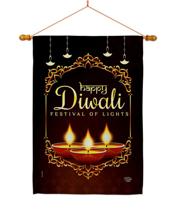 Celerate Diwali - Faith & Religious Inspirational Vertical Impressions Decorative Flags HG192473 Made In USA - Image 10