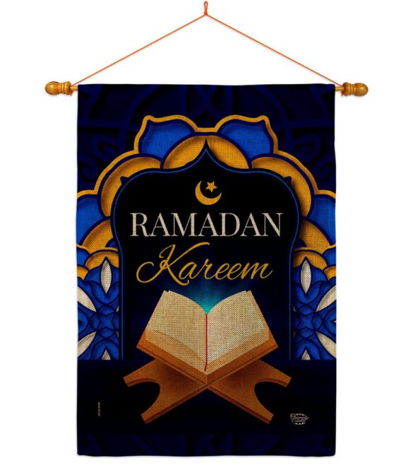 Happy Ramadan - Faith & Religious Inspirational Vertical Impressions Decorative Flags HG192489 Made In USA - Image 20