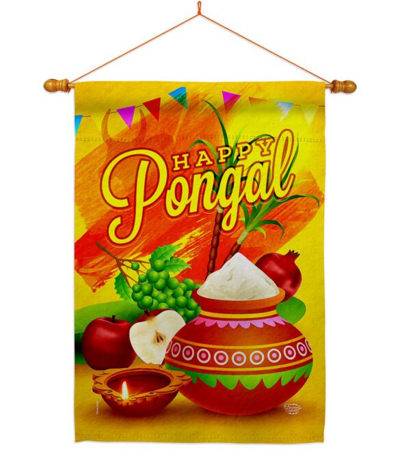 Happy Pongal - Faith & Religious Inspirational Vertical Impressions Decorative Flags HG192507 Made In USA - Image 10